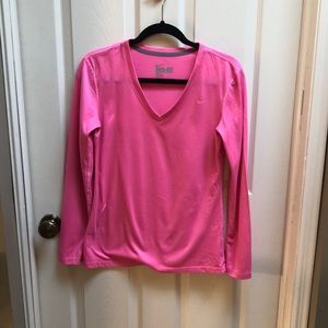 Nike dry fit long sleeve shirt size S